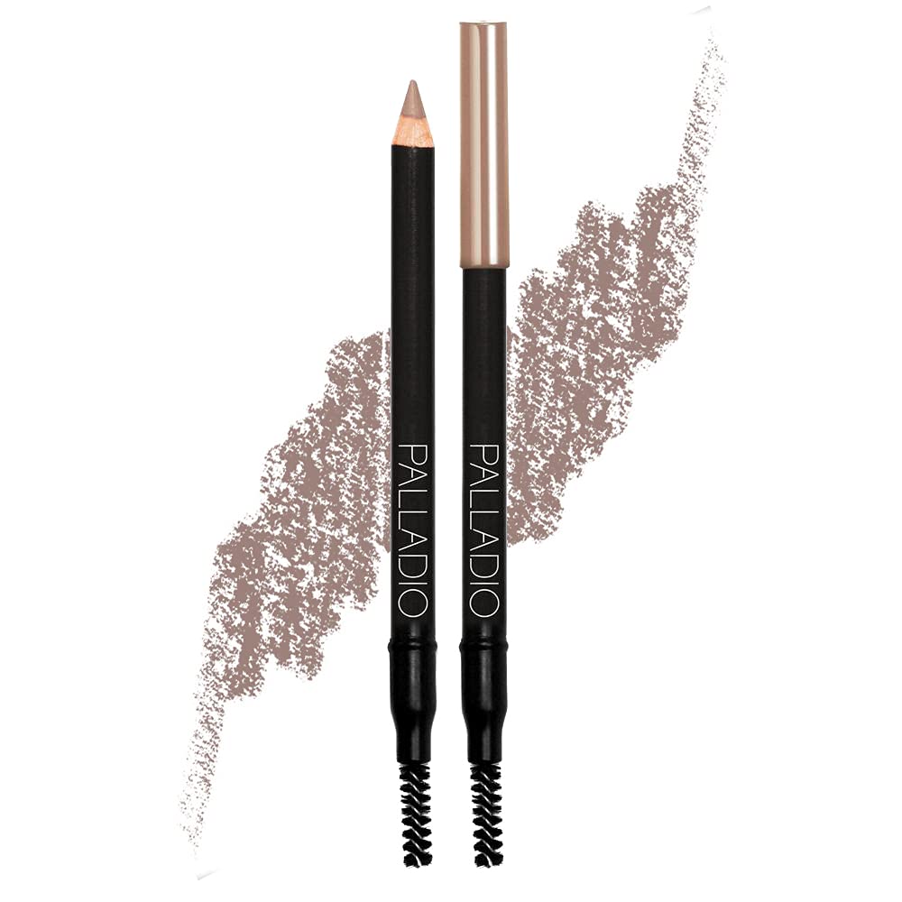Palladio Brow Pencil & Brush for Eyebrows, Blonde
