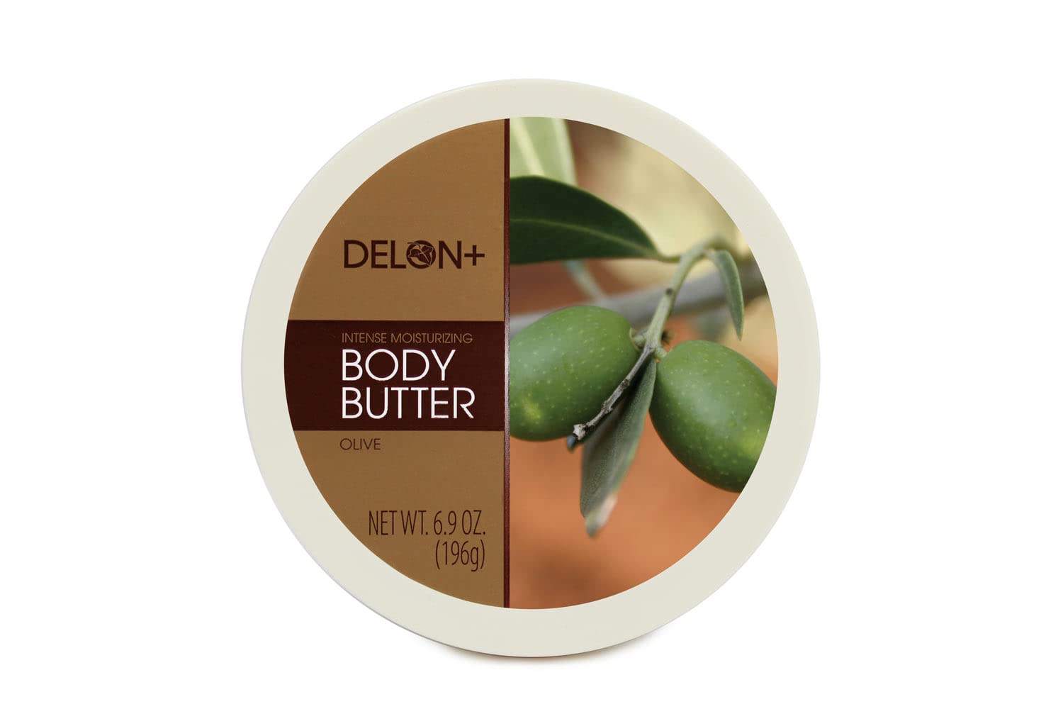 DELON Intense Moisturizing Olive Body Butter 6.9 Ounce 4 Pack
