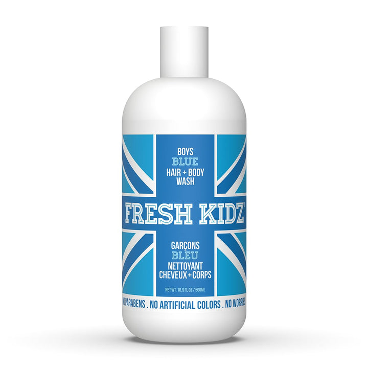 Keep It Kind Fresh Kidz Boys Blue Natural Body Wash 16.9 Fl Oz