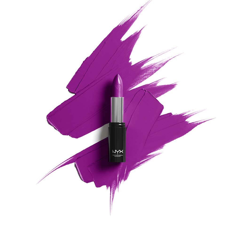 NYX PROFESSIONAL MAKEUP Shout Loud Satin Lipstick, Infused With Shea Butter - Emotion (Bright Purple-Pink)