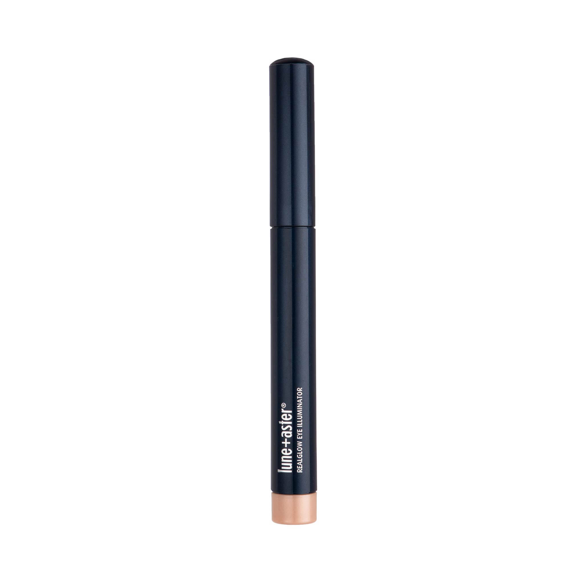 Lune+Aster RealGlow Eye Illuminator - Universal, vegan champagne illuminator highlights to effortlessly emphasize eyes for a wide-eyed effect. - paraben free, phthalates free, gluten free
