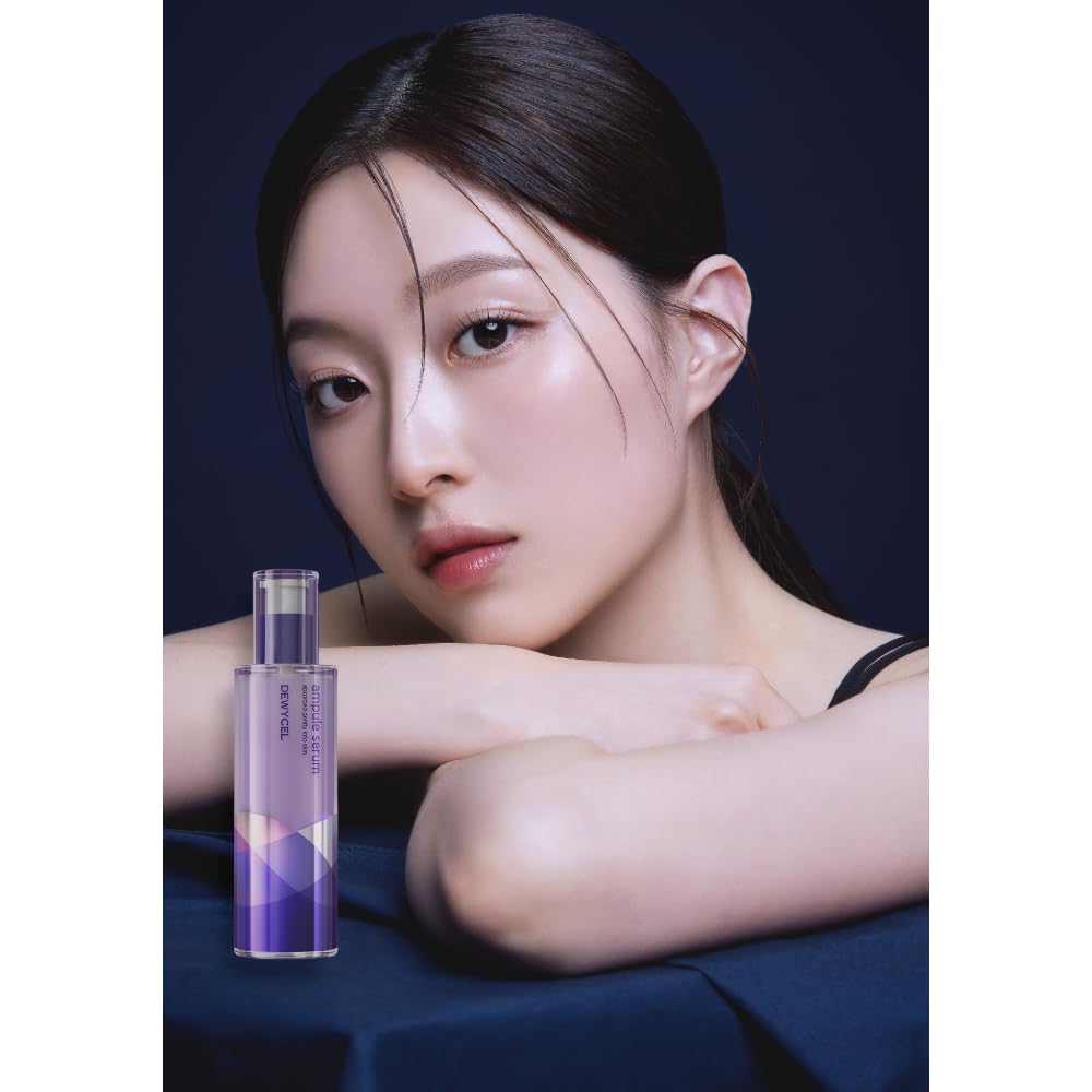 DEWYCEL AMPULE SERUM with Niacinamide, Ceramide NP, and Hyaluronic Acid | Highly Absorptive Hydrating Serum with Micro-Molecules | Korean Premium Skincare | 3.4 fl oz / 100 ml