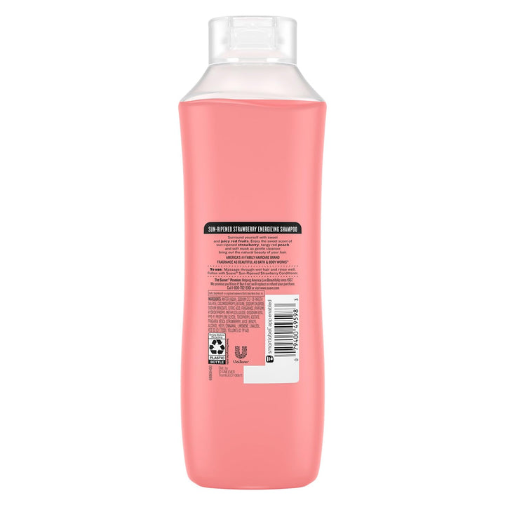 Suave Essentials Sun Ripened Strawberry Shampoo 12 oz - Pack of 2