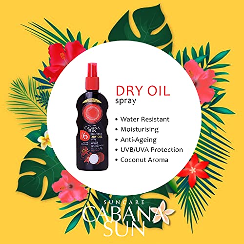 Cabana Sun Deep Tanning Dry Oil Spray Coconut Water...