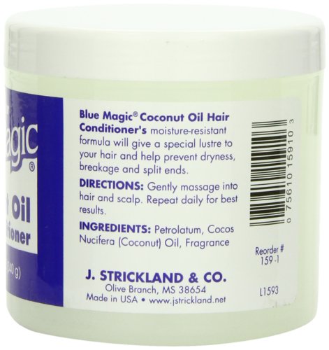 Blue Magic Coconut Oil Hair Conditioner 12 Oz (Pack of 1)