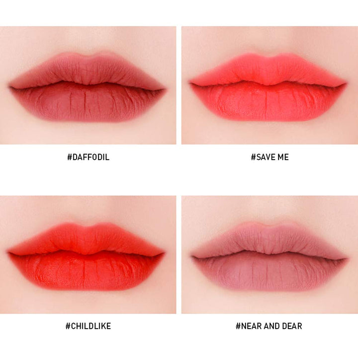 #Daffodil: [3Ce]Velvet Lip Tint #Daffodil A Modern And Cosmopolitan Marsala Wine Color