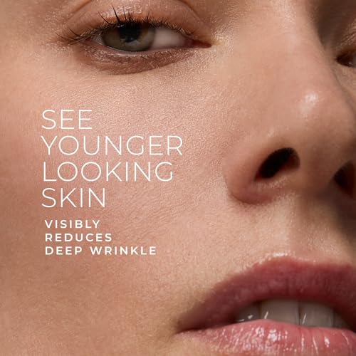 RoC Retinol Correxion Deep Wrinkle Retinol Face Serum with Ascorbic Acid, Anti-Aging Treatment for Fine Lines, Dark Spots, Post Acne Scars, 1 Oz