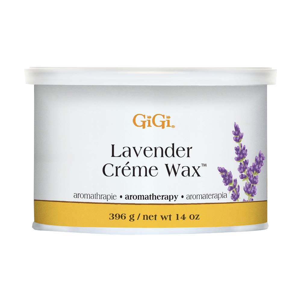 Gigi Lavender Creme Wax, Lavender, 14 Ounce