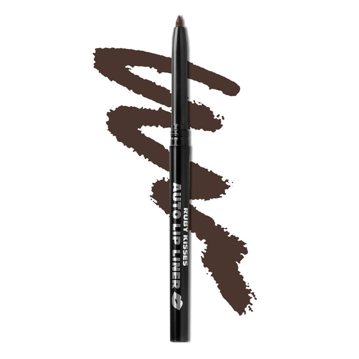 Ruby Kisses Auto Lip Liner, Dark Brown