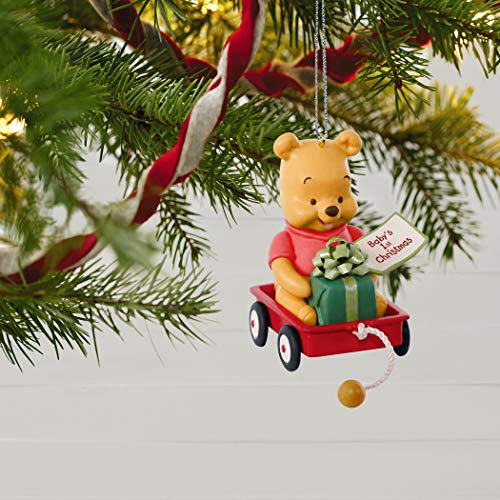 Hallmark Keepsake Ornament 2019 Year Dated, Disney Winnie The Pooh Baby's First Christmas