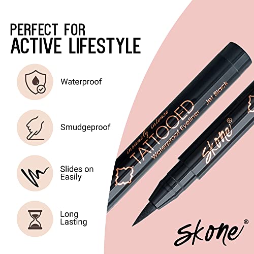 Skone Insanely Intense Tattooed Eyeliner (Jet Black)