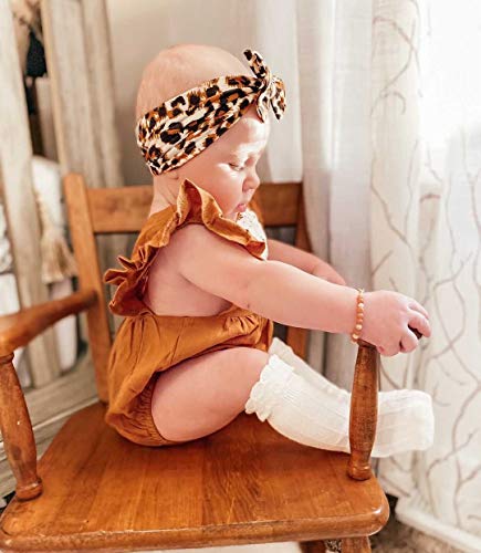 UeeSum Baby Girl Nylon Headbands with Bows Newborn Infant Toddler Headwrap Hair Accessories