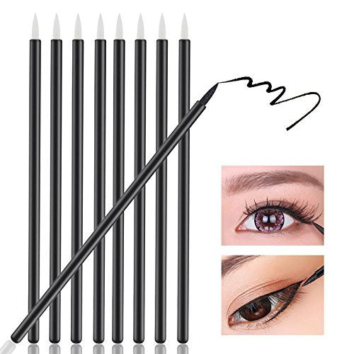 G2PLUS 100PCS Disposable Eyeliner Makeup Brushes Applicator Cosmetic Eye Wands