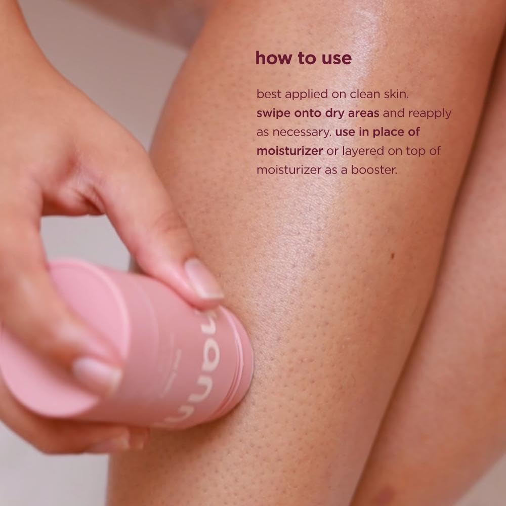 HANNI Fatty Body Moisturizer Stick with Fatty Acids, Travel Size Friendly Solid Lotion for Plumping and Hydration, Fragrance-Free and Safe for Sensitive Skin, 2.5 oz