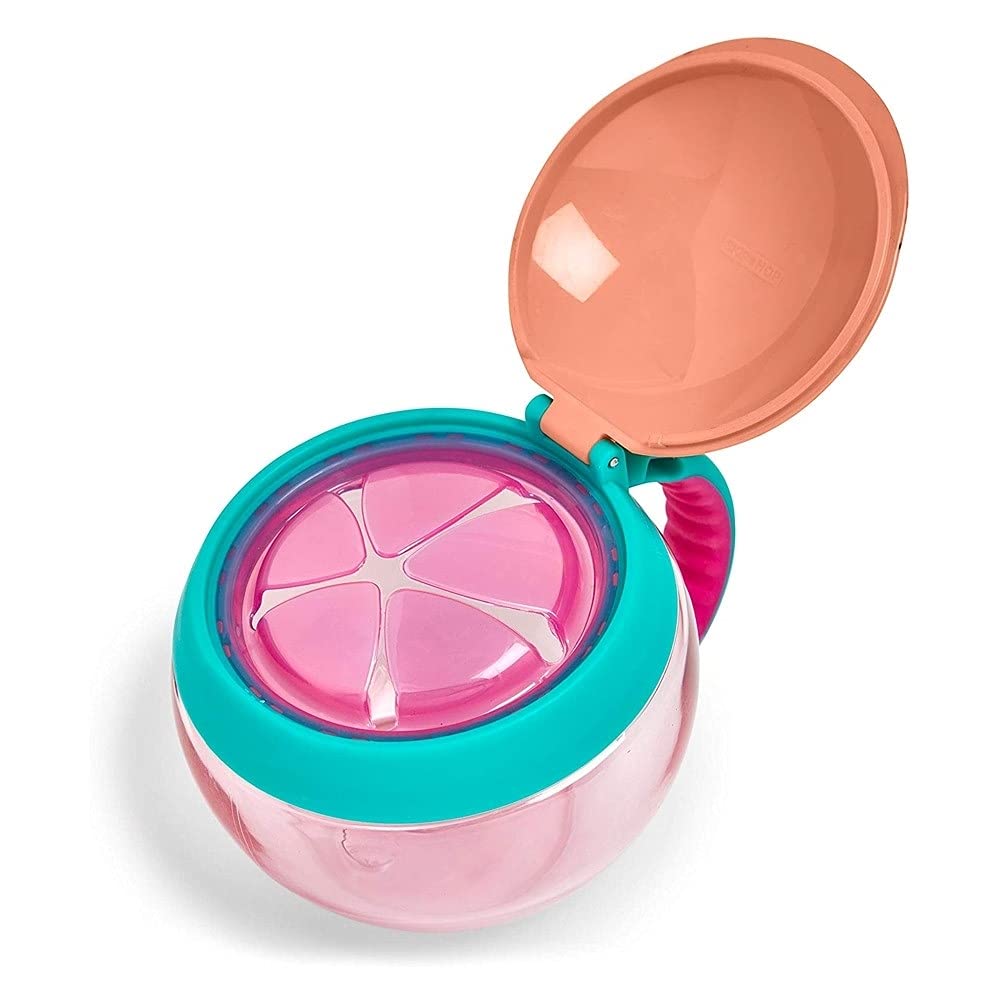 Skip Hop Baby Snack Container, Zoo Snack Cup, Llama, 222 milliliters