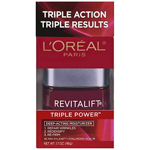 L'Oreal Paris RevitaLift Triple Power Deep-Acting Moisturizer for All Skin Types, 1.7 Ounce