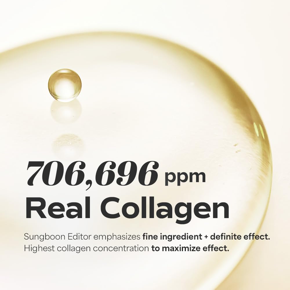 SUNGBOON EDITOR Deep Collagen Melting Patch 6pcs | Under Eye and Neck Anti- Wrinkle Patches with Real Collagen & Glutathione | Real Collagen Films for Anti Aging | Korean Skin Care