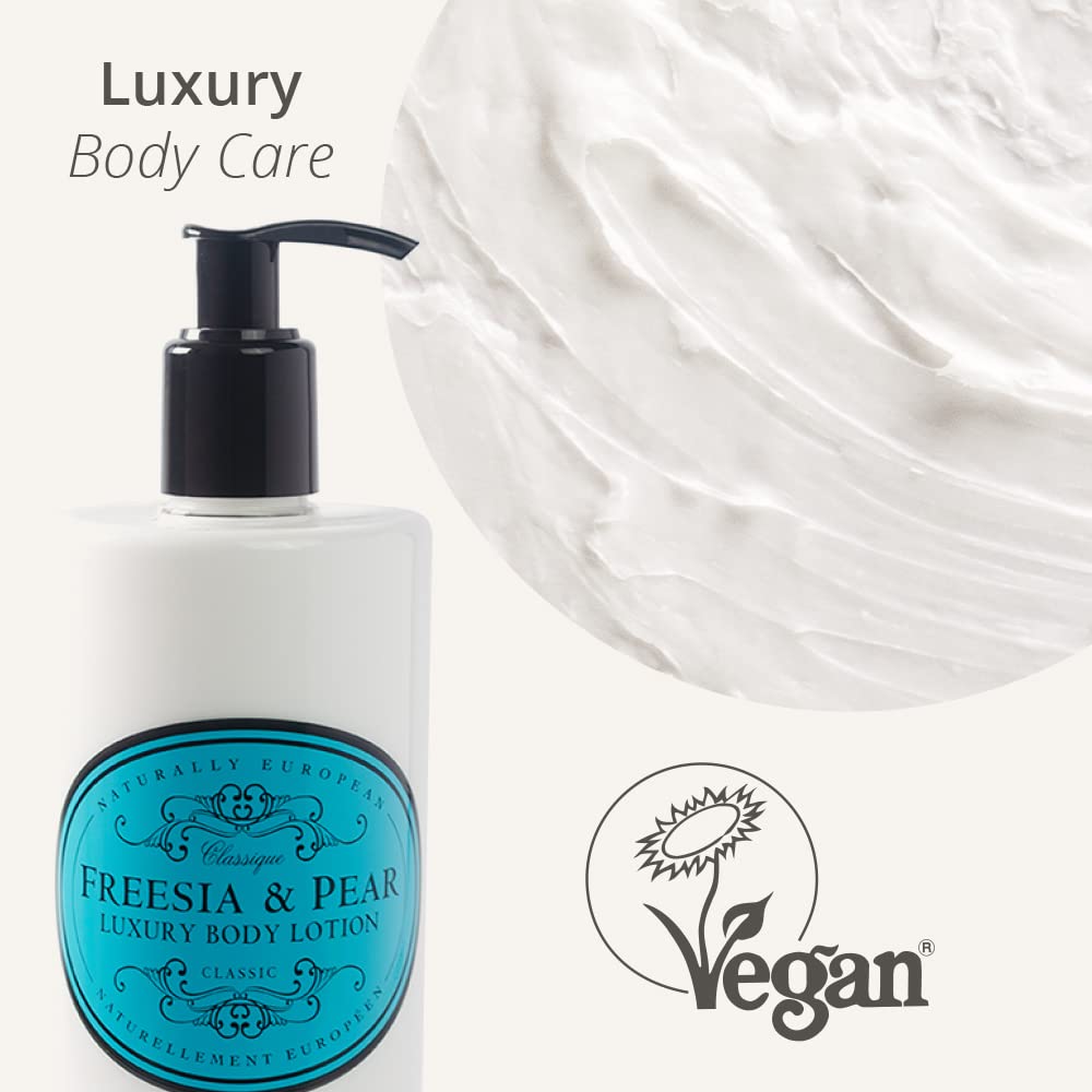 Naturally European Freesia and Pear Luxury Body Lotion