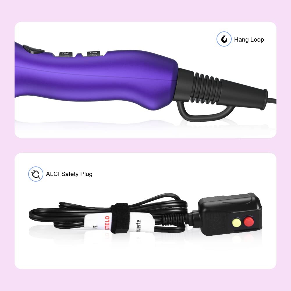 MHU Light Weight Hair Dryer Pro DC Motor Ceramic Negative Ionic Blow Dryer With 2 attachments