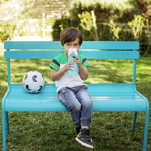 Munchkin® Flip & Go™ Toddler Sippy Cup with Straw, 12 Ounce, Ultra Durable Tritan Material, Blue