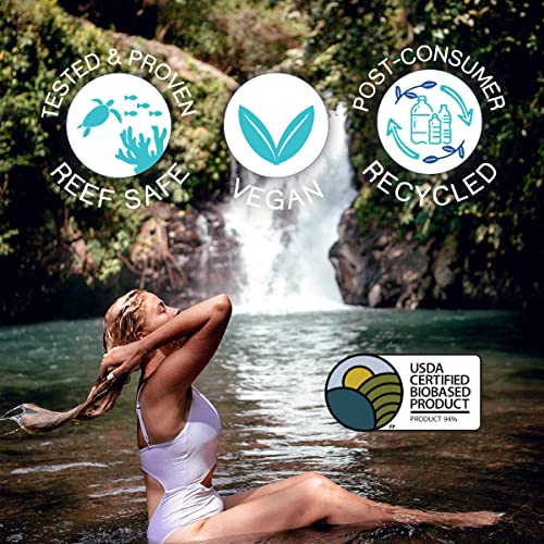 STREAM 2 SEA Boaters and Campers Hair Shampoo and Conditioner Set, 4 oz Reef Safe Fragrance Free All Natural Shampoo and Conditioner For Camping, Hiking and Boating, Paraben Free Hair Care