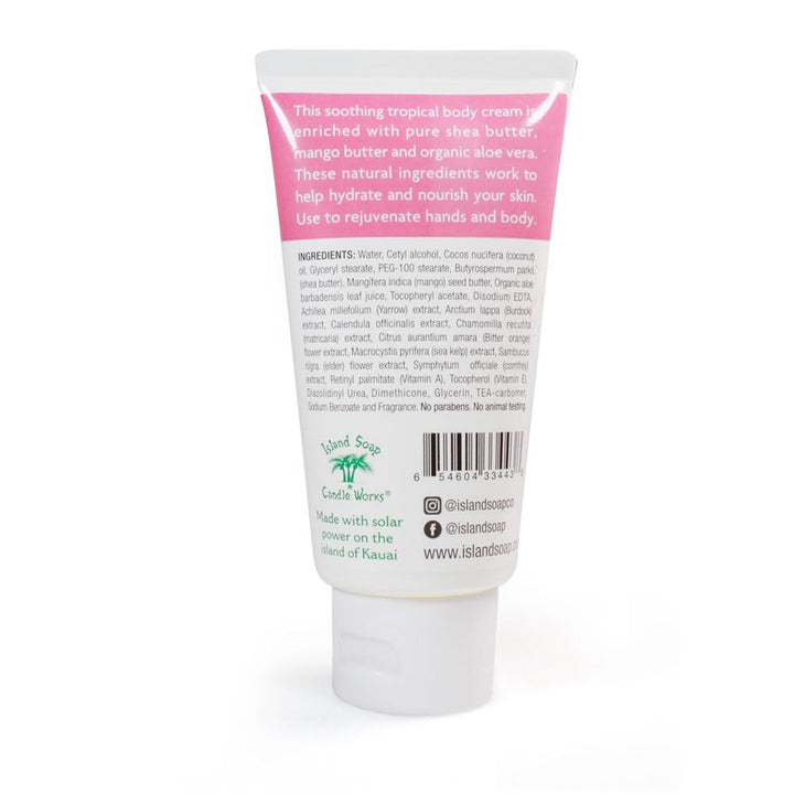 Island Soap Candle Works Shea Butter Body Cream, Island Passion