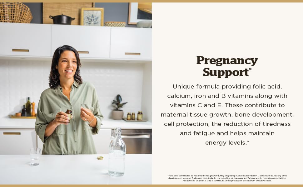 Solgar Prenatal Nutrients - 120 Tablets - Multivitamin & Mineral Formula for Pregnant & Lactating Women - Vegan, Kosher, Halal & Gluten Free - 30 Servings