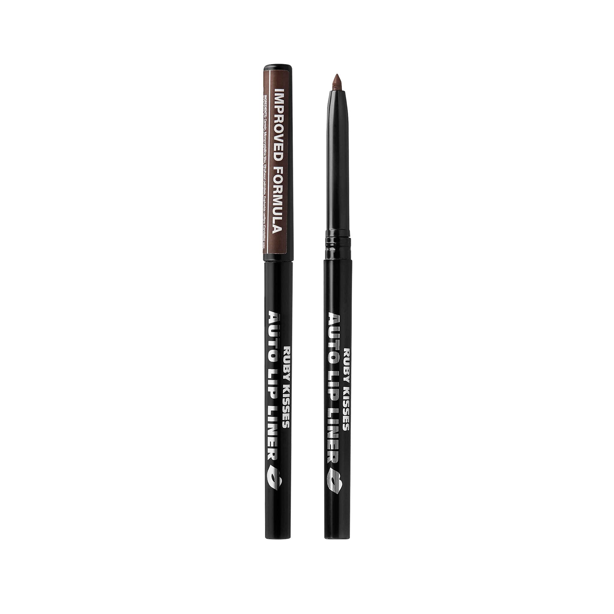 Ruby Kisses Auto Lip Liner, Dark Brown