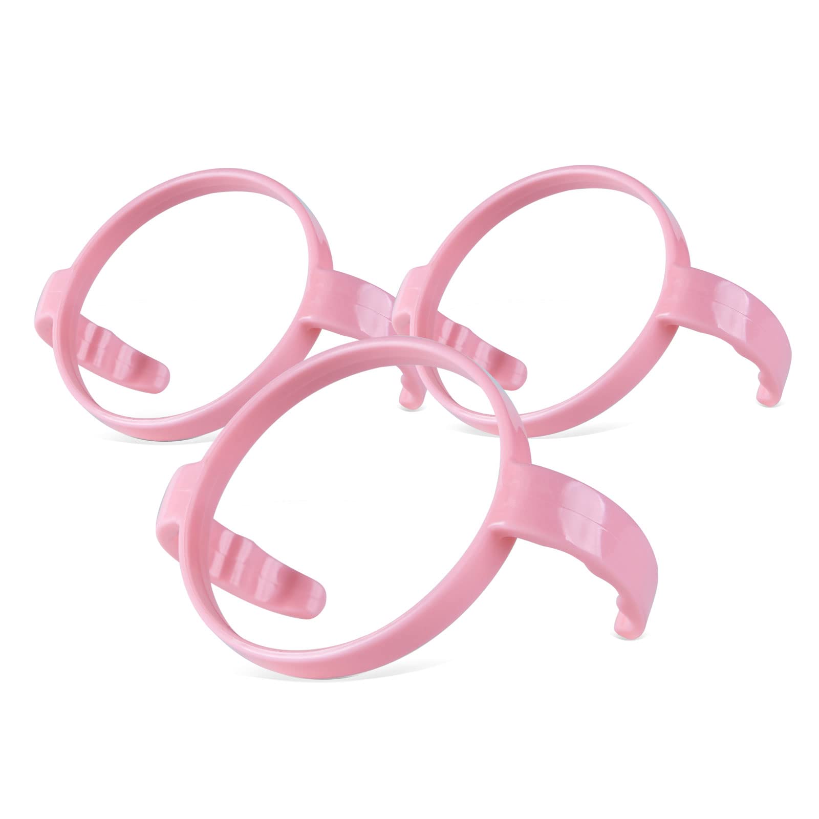 Compatible Baby Bottle Handle for Comotomo Bottles 8 oz & 5 oz, 3 Count, Pink