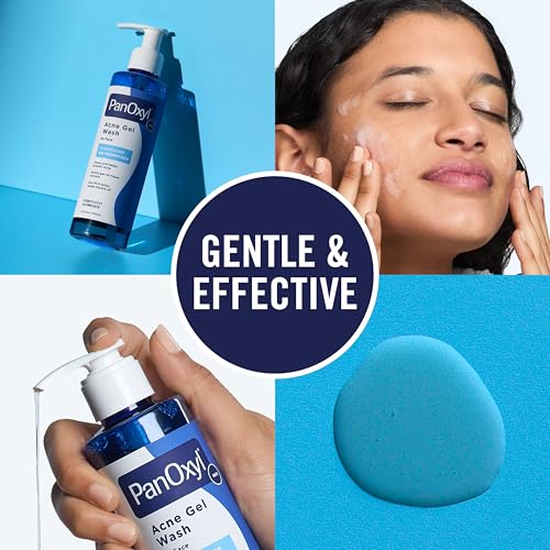 PanOxyl Acne Gel Wash, 2% Salicylic Acid, Moisturizes with Blue Algae and Aloe Vera, Mattifies with Zinc PCA, Nourishes Skin with Green Tea Extract and Betaine, with Allantoin, 6.5oz