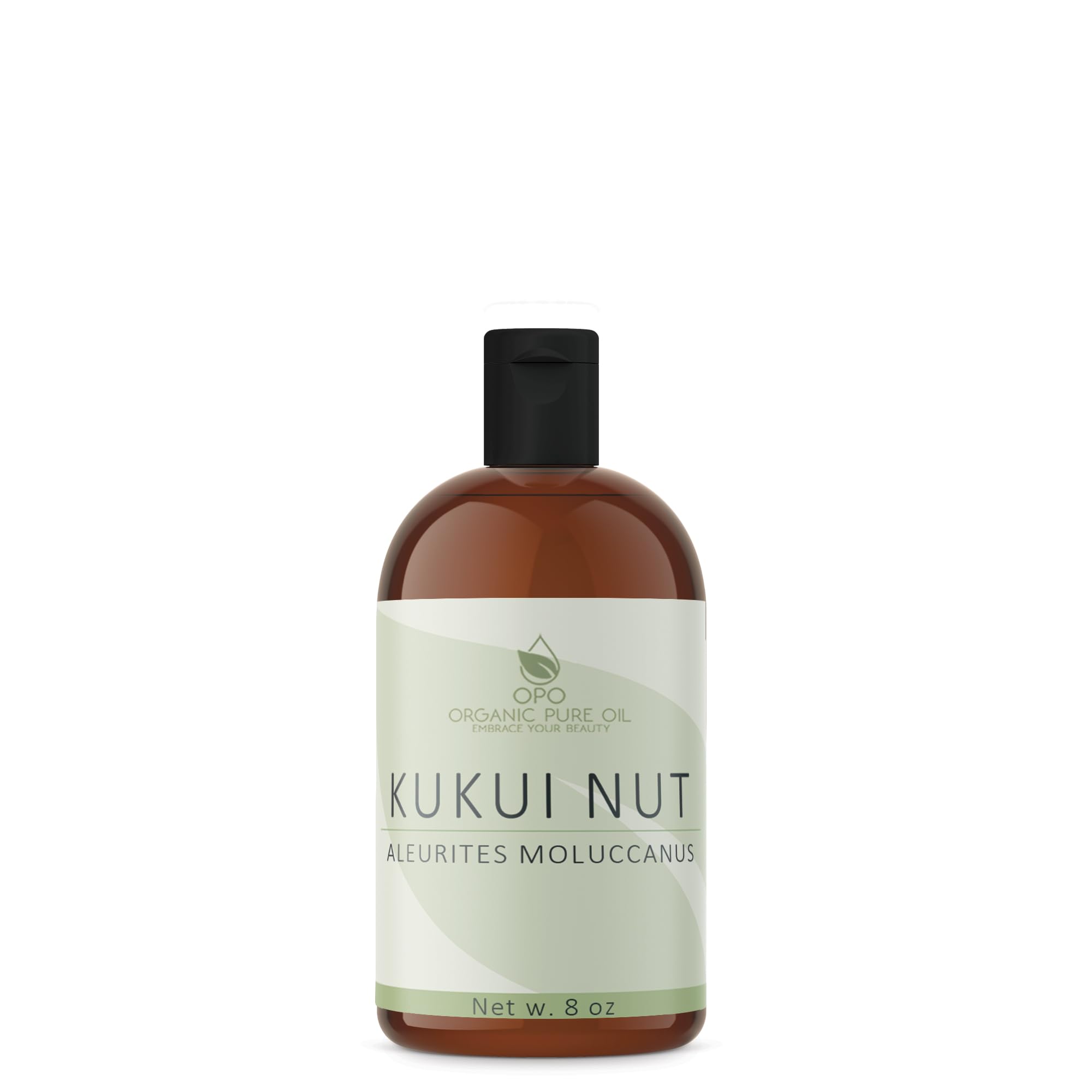Kukui Nut Oil Unrefined, 8 oz, 100% Kukui Carrier Oil for Essential Oil - Pure, All Natural, Therapeutic Grade Kukui Seed Oil for Hair, Skin, Scalp, Body Care Moisturizer