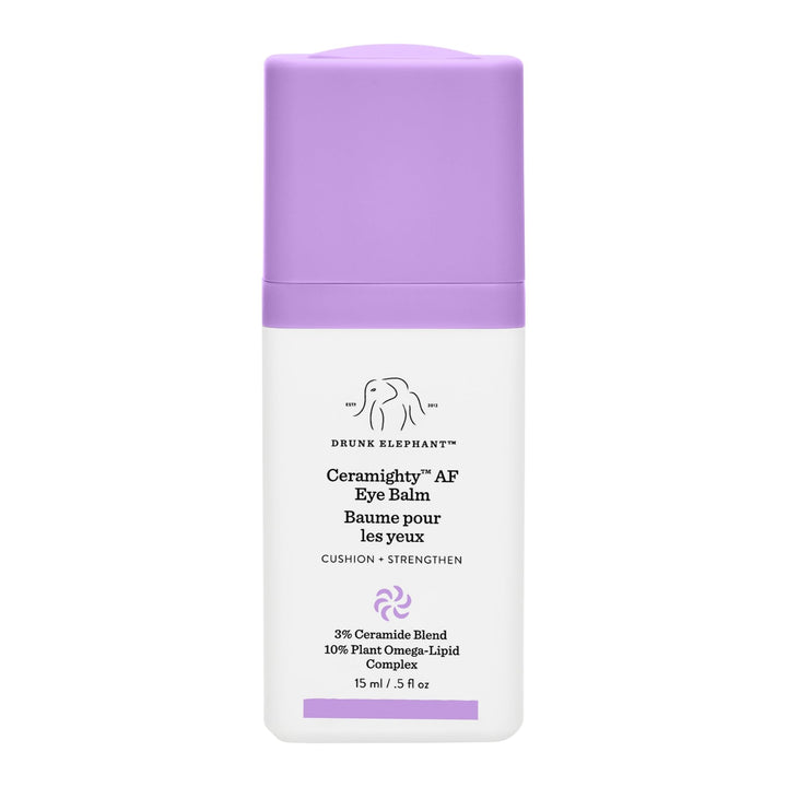 Drunk Elephant Ceramighty AF Eye Balm - 15 ml/.5 fl oz - Moisturizing Eye Cream - Clean Clinical Skincare - Cruelty-Free - Dermatologist-Tested - Free of Essential Oils, Silicones, and Fragrance