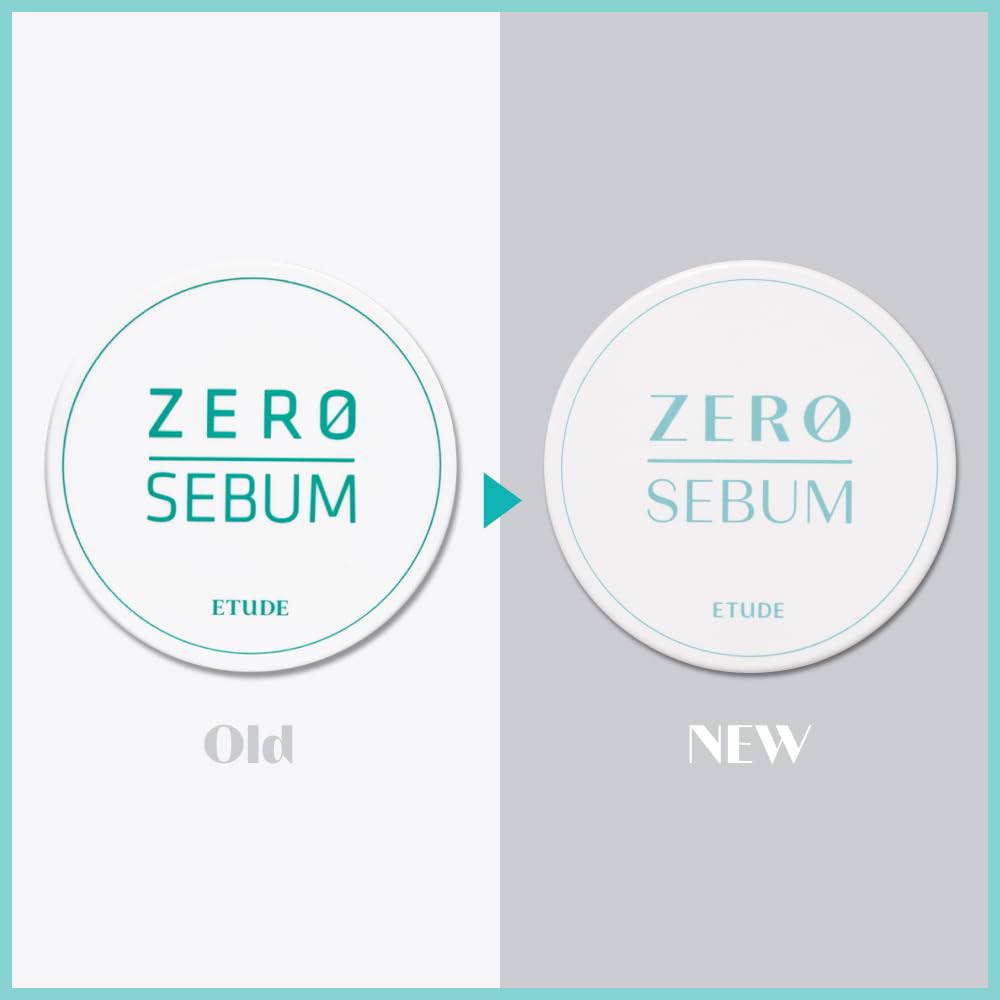 ETUDE Zero Sebum Drying Powder 4g (23AD) | Lightweight Oil Control No Sebum Loose Face Powder with 80% Mineral | Long Lasting for Setting or Foundation Makes Skin Downy, Korean Makeup, Kbeauty
