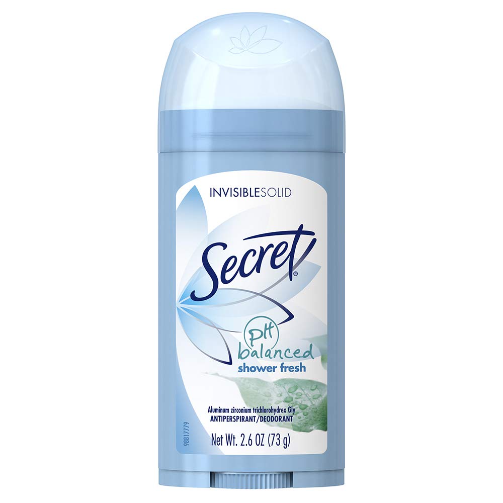 Secret Invisible Solid A/P Deodorant Unscented 2.6 Oz. (Pack Of 2)