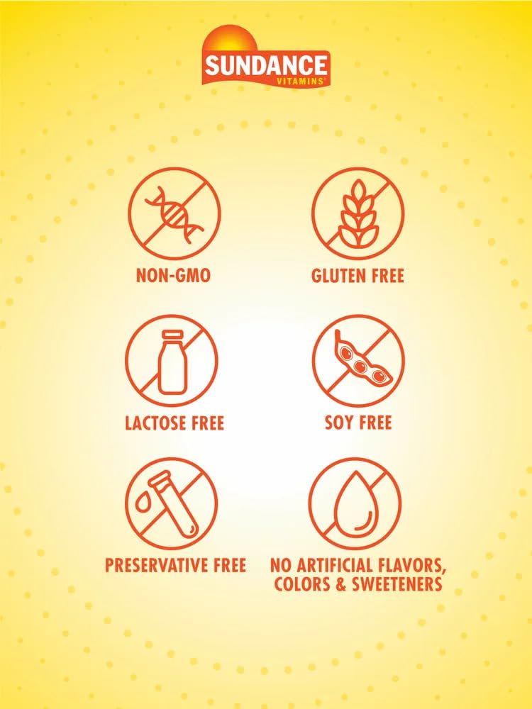 Sundance Daily Multivitamin for Adults | 60 Tablets | High Potency Formula | Non-GMO, Gluten Free Supplement