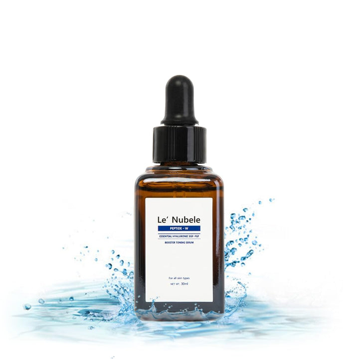 Le' Nubele Peptide Booster Serum 1.01 fl oz | Korean Beauty Nano Liposome Serum for Glowing, Youthful Skin | For All Skin Types