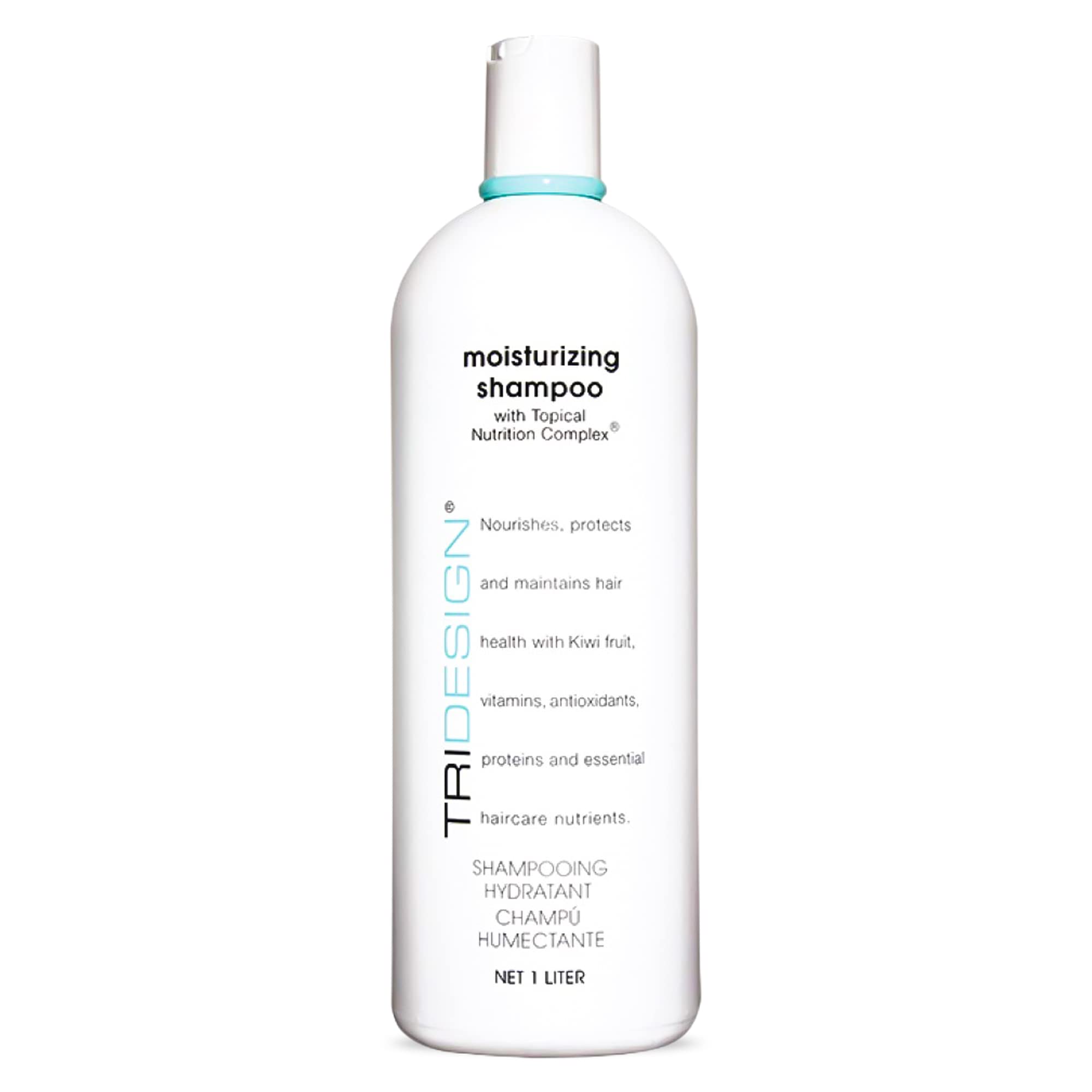 TRI Hair Care Moisturizing Shampoo - Revitalizing Hair Shampoo with Topical Nutrition Complex for Men and Women, Home or Salon Shampoo, 34 Oz Hair Products to Hydrate & Nourish Hair