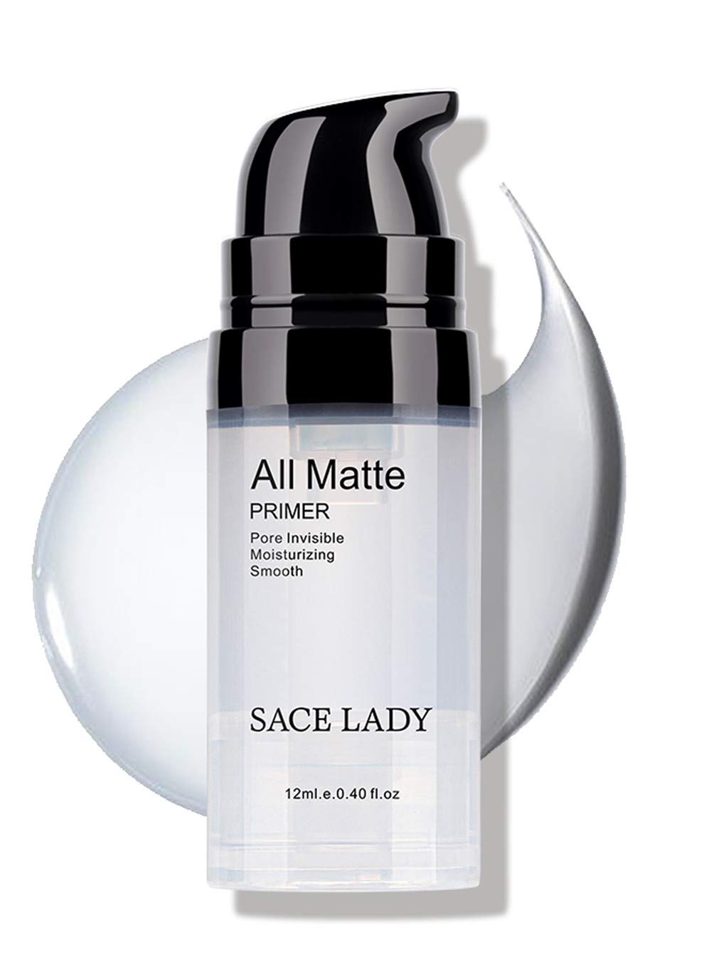 SACE LADY Invisible Pore Foundation Primer All Matte Face Primer, Oil- control and Smooth Face Primer Gel (Travel Size:0.40Fl Oz , Color: Transparent)