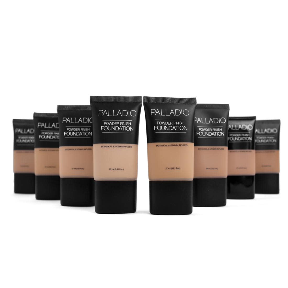 Palladio Beauty, FOUNDATION TUBES 27 ml 0.91 fl oz, As shown in the image, Caramel