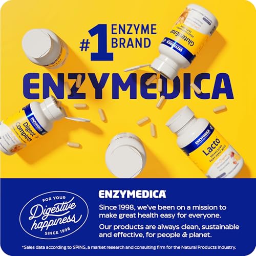 Enzymedica Digest Gold + ATPro, Maximum Strength, Fast-Acting, Helps Digest Large Meals, Prevents Bloating and Gas, 240 Count (FFP)