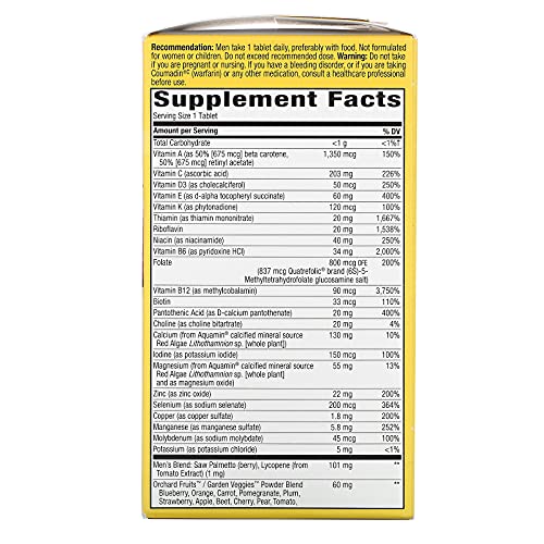 Alive! Once Daily Men's 50+ Ultra - 60 Tablets by Nature's Way