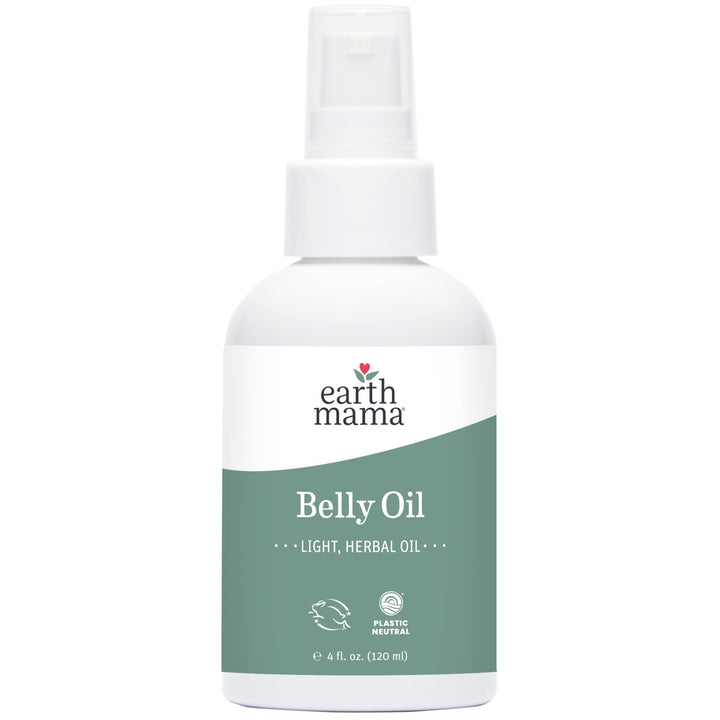 Earth Mama Angel Baby Oil 4 Ounce - Natural Stretch