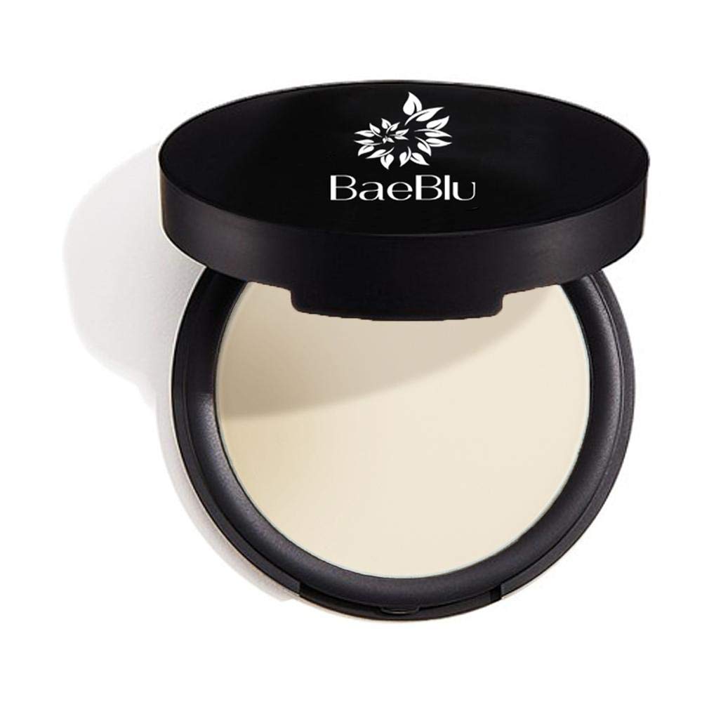 BaeBlu BaeBlu Mattifying Pressed Powder Compact, 100% Vegan, Gluten-Free, Non GMO and Made in USA with Natural and Organic Ingredients, Sheer Light
