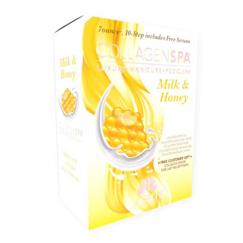 La Palm Collagen Spa Luxury Manicure and Pedicure with Collagen Bubble Crystals - Milk & Honey