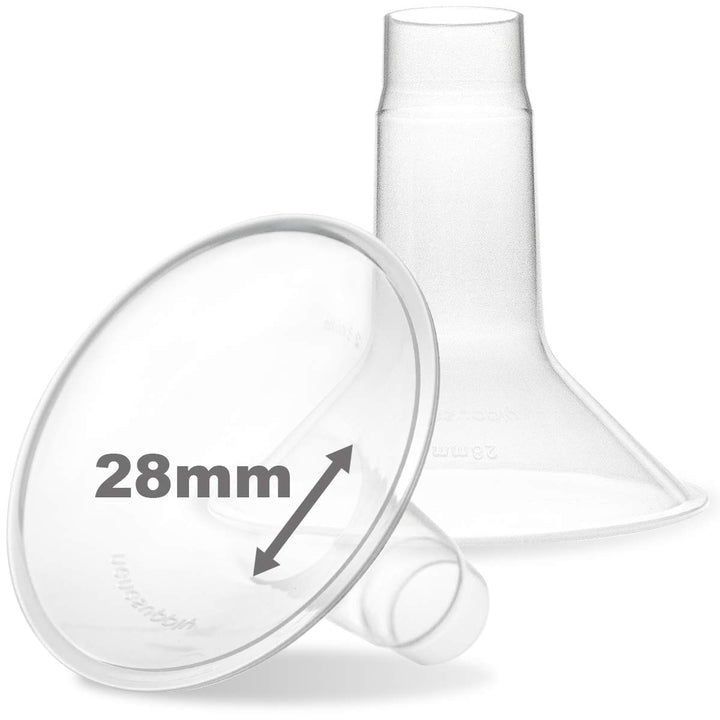 Nenesupply 28mm Flange Compatible with Medela Breast Pump Parts Replace 28mm Flange for Medela Accessories Compatible with Pump in Style Parts Symphony Swing Harmony Pump Work with Personalfit Flex