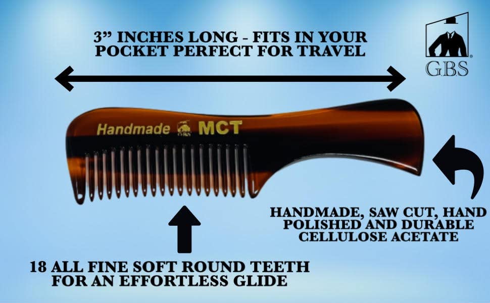 GBS moustache comb - MADE IN THE USA by GBS