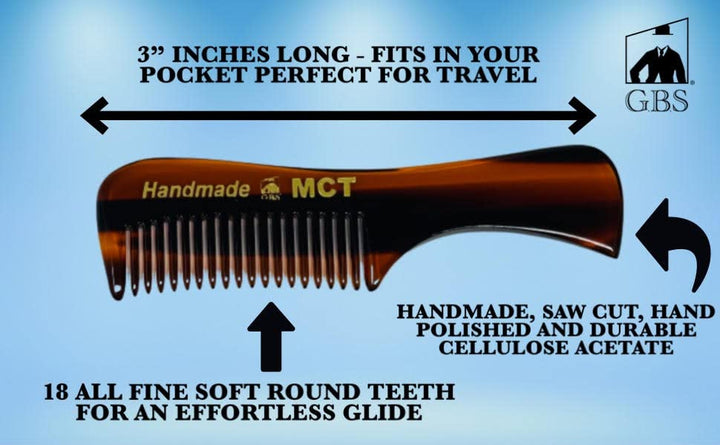 GBS moustache comb - MADE IN THE USA by GBS