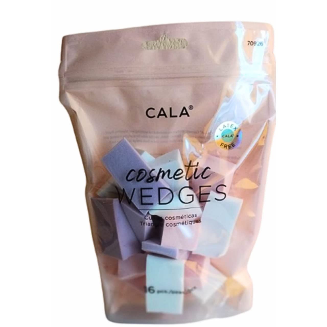 Cala Studio Soft & Easy Cosmetic Wedges Model No. 70926 - 16 Pieces by Cala