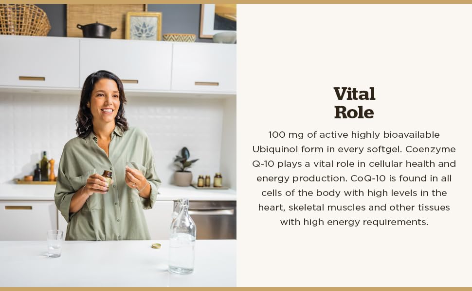 Solgar Ubiquinol 100 mg, 50 Softgels - Advanced Antioxidant Support - Reduced Coenzyme Q10 (CoQ-10) - Gluten Free, Dairy Free - 50 Servings