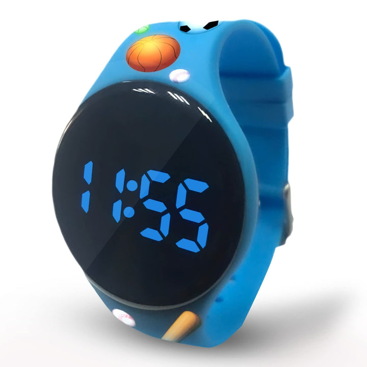 Kidnovations Premium Potty Training Watch - Toilet Training Timer - Rechargeable Water Resistant Digital Watch Reminder to Go Potty Vibrates and Plays Music Keeps Your Child Entertained at Potty Time